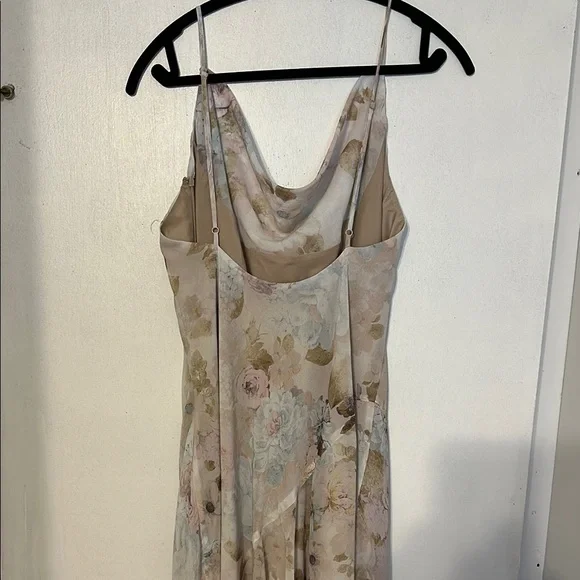 Wayf Cream Asymmetrical Spaghetti Strap Sundress - Picture 4 of 7
